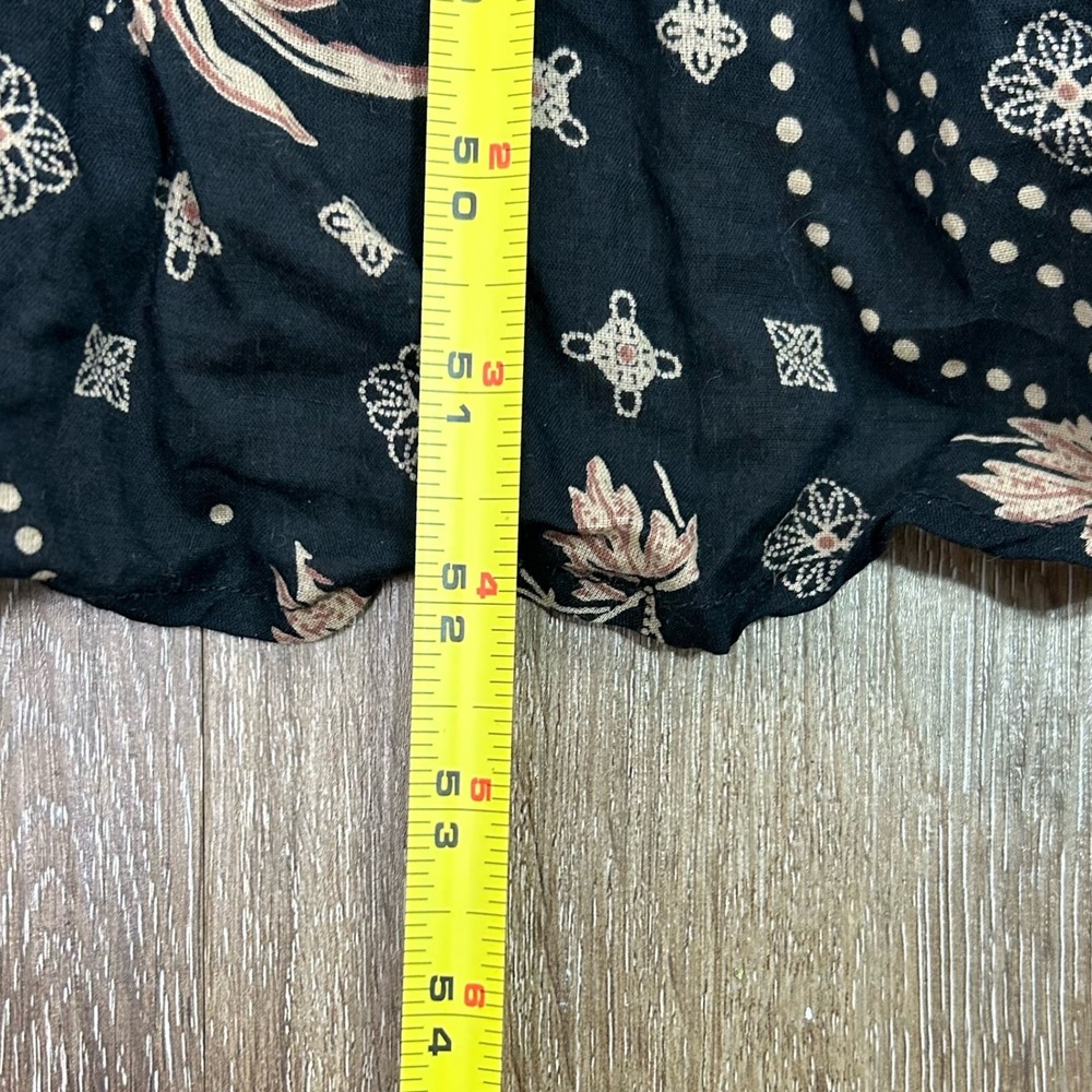 Free People black and Blush Floral Maxi Dress - Picture 10 of 11